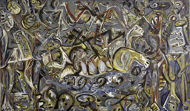 Jackson Pollock, Pasiphaё, 1943, The Metropolitan Museum, New York. Image: © The Metropolitan Museum of Art/Art Resource/Scala, Florence, Artwork: © 2022 Pollock-Krasner Foundation / Artists Rights Society (ARS), New York / DACS, London 2022